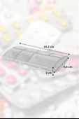 BUFFER® Haftalık 7 Bölmeli İlaç Saklama ve Hatırlatma Kutusu - 6