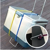 BUFFER® Bisiklet Araba Motosiklet Kancalı Bagaj Gergi Lastiği Sabitleme - 5