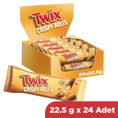 Twix Crispy Rolls 22.5 Gr x 24 Adet thumbnail 1