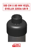Evelux 22036 UB R TPU-TPE S Şerit Ayırıcı Esnek Delinatör (100 cm x 80 mm) Yeşil thumbnail 3