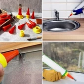 BUFFER®30 Parça Silikon Kalafat Mastik Alet Seti Mastik Ucu - 2