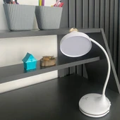 BUFFER® Dokunmatik 3 Farklı LED Işıklı Çalışma Masası Üstü Lamba - 3