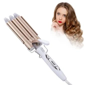 BUFFER® 3 Başlıklı Elektrikli Saç Dalgalandırma Maşası – Hızlı ve Kalıcı Plaj Dalgaları - 1