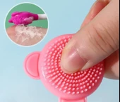 Silikon Yüz Temizleme Fırçası ve Maske Uygulama Spatulası - 4