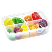 BUFFER® 4 Bölmeli Sızdırmaz Contalı Kilitli Kapaklı 1 Litre Erzak Saklama Kabı -LC520 - 2