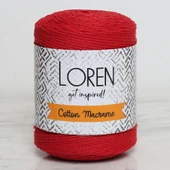 Loren Cotton Macrame Kırmızı - R095 - 34374 thumbnail 1