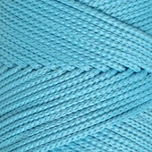 Loren Polyester Soft Macrame Turkuaz El Örgü İpi - LM045 - 34447 thumbnail 2