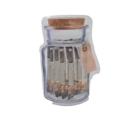 BUFFER® Kavanoz Görünümlü Kilitli Poşet Çıtçıtlı ve Pratik Torba 4 Adet - 3