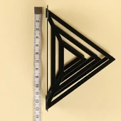 Loren Home Prizma Siyah Metal Peçetelik - 4