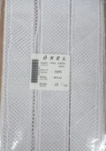 Dantel Polyester Güpür Bant Beyaz 15 Metre En 3 cm ON-1651-B - 1