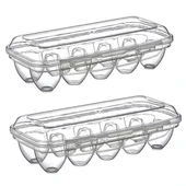 BUFFER® 10 Bölmeli Kilitli Kapaklı Yumurtalık Saklama Kutusu YU110 - 7