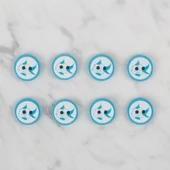 Loren petrol mavi 8 li balık düğme - 577 thumbnail 2