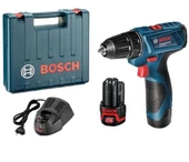 Bosch GSR 120-Li Çift Akülü Delme Vidalama - 1