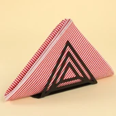 Loren Home Prizma Siyah Metal Peçetelik - 1