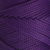 Loren Polyester Soft Macrame Koyu Mor El Örgü İpi - LM037 - 34442 thumbnail 2