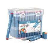 Rich Art-X Sketch Marker Duo Su Bazlı Çift Uçlu Kalem 60 Renk (KOD: 18050) thumbnail 1