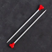 Addi Kalpli 5mm 20cm Klasik Alüminyum Örgü Şişi - thumbnail 2