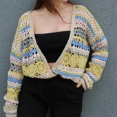 La Mia Cottony Lacivert El Örgü İpi - L038 thumbnail 3