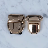 Loren Metal Çanta Kilidi Büyük Sarı - 1