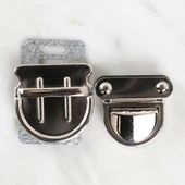 Loren Metal Çanta Kilidi Gümüş - 1