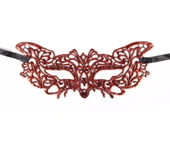 Kırmızı Dantel Masquerade Maskesi 9 No thumbnail 6