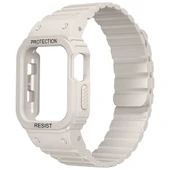 Apple Watch 44mm Kordon Armour Defens Kasa Koruyuculu Silikon Band 142 thumbnail 5