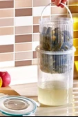 BUFFER® Zeytin Turşu Sebze Yıkama Kutusu Klipsli Kapaklı Saklama Kabı - 5