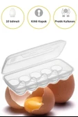 BUFFER® 10 Bölmeli Kilitli Kapaklı Yumurtalık Saklama Kutusu YU110 - 6