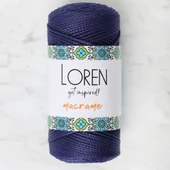 Loren Macrame Lacivert El Örgü İpi - RM 0262 - 34353 thumbnail 1
