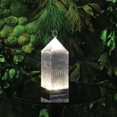 BUFFER® Fener Model USB Şarjlı Dokunmatik 3 Farklı Işık Modlu Masa Üstü Kristal Akrilik Lamba Led - 1