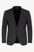 Erkek Siyah Blazer Ceket – İtalyan Kesim, Tek Düğmeli, Tek Yırtmaçlı Şık Klasik Model thumbnail 1
