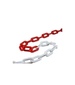 Ennalbur Plastik Zincir Kırmızı Beyaz ( 5 Metre) - 2