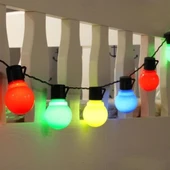 BUFFER® Dekoratif Minik Top 40 Ledli Dekoratif Dolama Led Işık (RGB) - 5