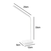 BUFFER® İnce Uzun USBli Dokunmatik 3 Kademeli 360 Derece Özel Göz Korumalı led Lityum Masa Lambası - 6