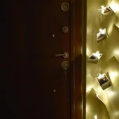 BUFFER® Bakır Renkli Led Işıklı Fotoğraf Asma Işık Süsleme Mandalları - 7