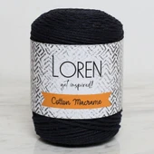 Loren Cotton Macrame Lacivert - R005 - 34361 thumbnail 1
