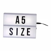 BUFFER® Sinematik Lightbox Dekorasyon Aydınlatma Aksesuarları (A5 Boyut) - 6