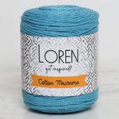 Loren Cotton Macrame Turkuaz - R087 - 34376 thumbnail 1