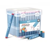 Rich Art-X Sketch Marker Duo Su Bazlı Çift Uçlu Kalem 80 Renk (KOD: 18051) thumbnail 1