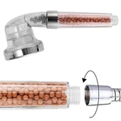 BUFFER® %50 Su Tasarruflu ve Arıtmalı Doğal Taşlı Banyo El Duş Başlığı - 5