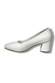 Cshoes 176-26 Cilt Deri Kare Topuklu Kadın Ayakkabı - 6