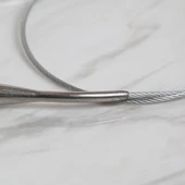 Loren Crafts 7 mm Çelik Misinalı Şiş 60 cm thumbnail 3