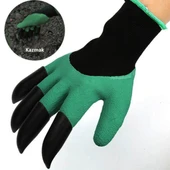 Toprak Kazma Ekme Çapalama İçin Korumalı Bahçe Bahçivan Eldiveni (5250) - 3