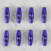 Loren Crafts saks mavi 8 li çoban düğme - 105 thumbnail 2