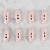 Loren Crafts pudra pembe 8 li çoban düğmesi - 70 thumbnail 2