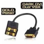Dark DK-HD-ADVIX2VGA Dvı Erkek / 2 x Vga Dişi Dönüştürücü - 1
