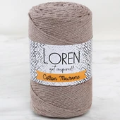 Loren Cotton Macrame Bej - R143 - 34365 thumbnail 1