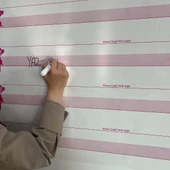 BUFFER® Kılavuz Çizgili Akıllı Kağıt Yazı Tahtası Duvarda İz Bırakmaz Statik Yeni Müfredata Uygun 100x56cm - 4