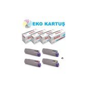 Oki C612 Muadil Toner 46507517 Sarı thumbnail 1