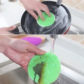 BUFFER® 2'li Kir Tutmaz Tırtıklı Yüzey Bulaşık Yıkama Pedi thumbnail 6